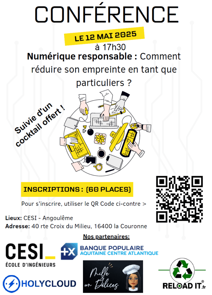 conference cesi ecole ingénieur angouleme reloadit korum numerique responsable